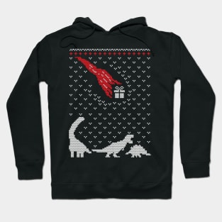 Dinosaur Xmas Gift Ugly Hoodie